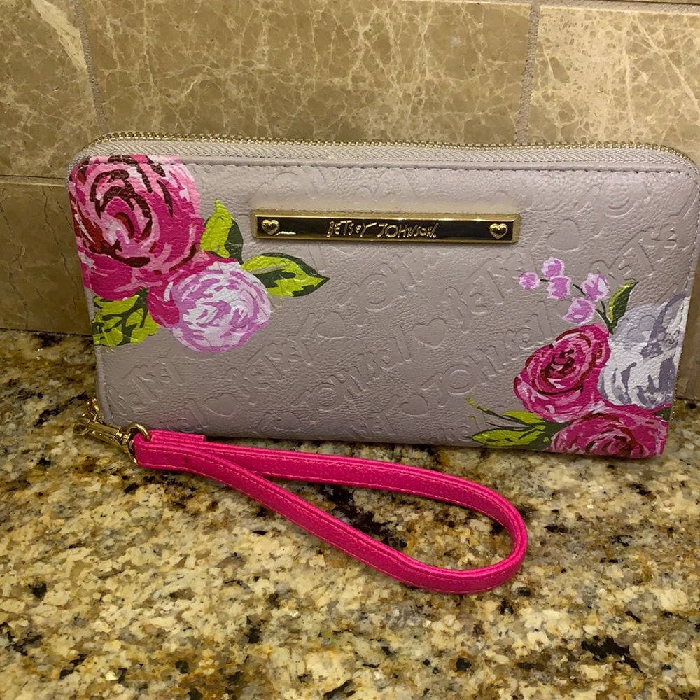 Betsey Johnson Wallet with Wristlet band
